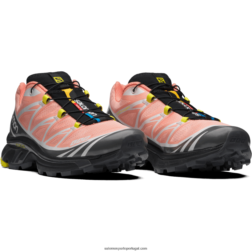 Salomon sapatos esportivos masculinos - xt-6 04D6V872 dália florescendo/monumento/preto