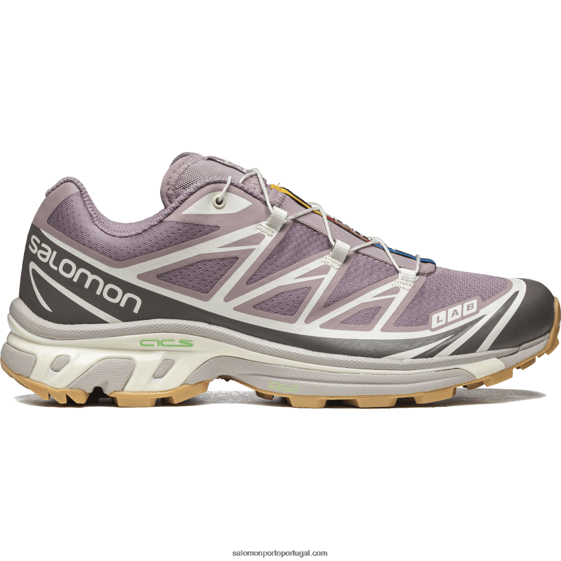 Salomon sapatos esportivos masculinos - xt-6 04D6V880 codorna/ameixa gatinho/baunilha gelo