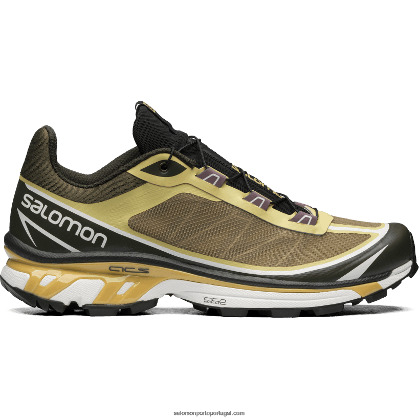 Salomon sapatos esportivos masculinos - xt-6 ft 04D6V893 alga marinha/verde alho-poró/folha de outono