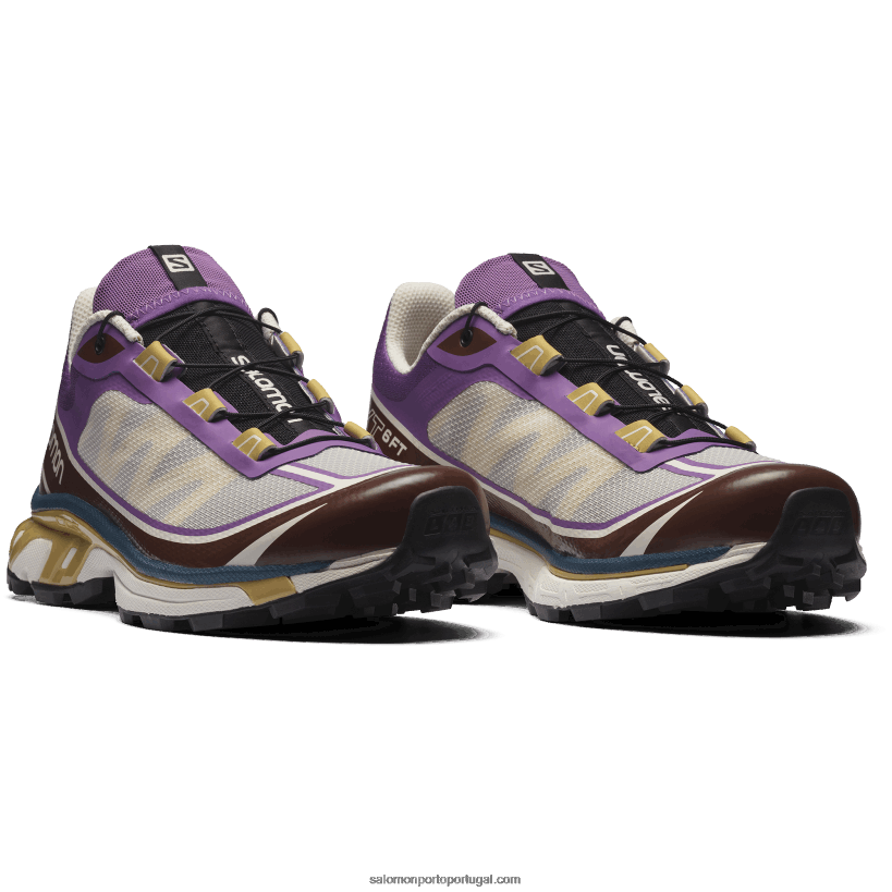 Salomon sapatos esportivos masculinos - xt-6 ft 04D6V896 lilás real/fondant de chocolate/folha de outono