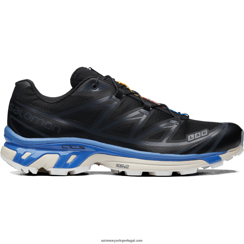 Salomon sapatos esportivos masculinos - xt-6 transparente 04D6V8122 nuvem negra/riviera/nimbus