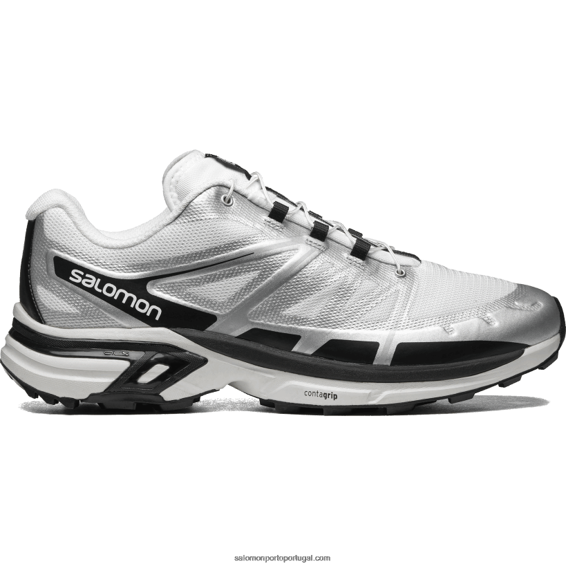 Salomon sapatos esportivos masculinos - xt-wings 2 04D6V8194 branco/prata metálico x/preto