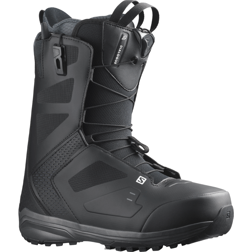 Salomon botas de snowboard masculinas - dialog wide jp 04D6V8601 preto/ímã