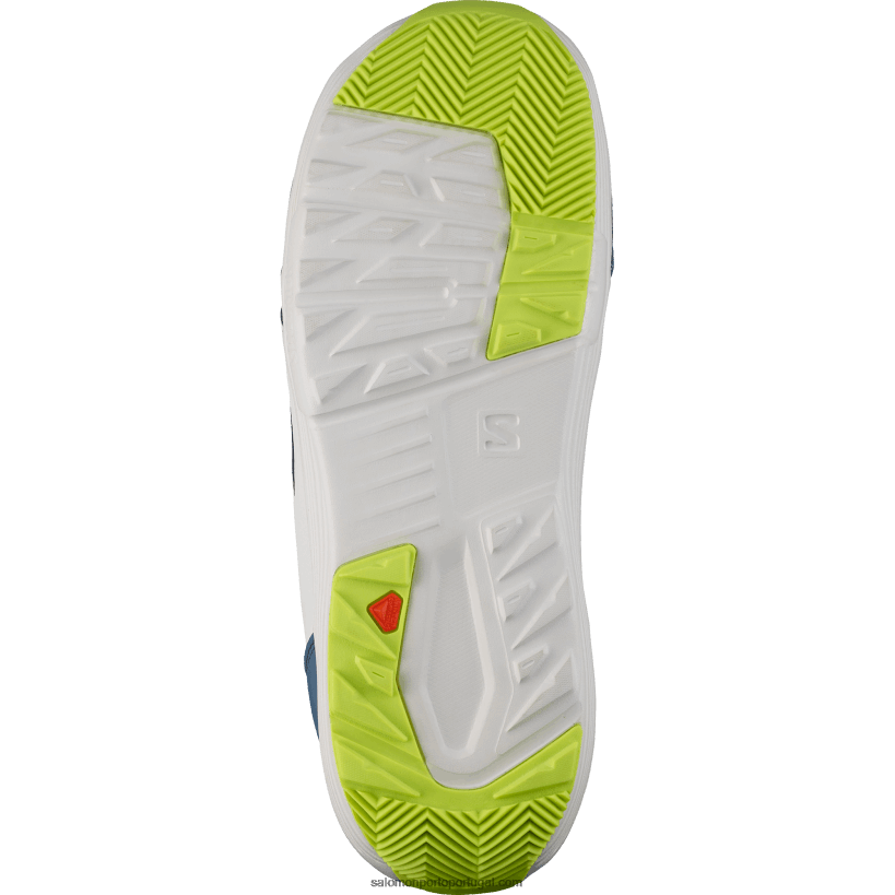 Salomon botas de snowboard masculinas - launch lace sj boa team 04D6V8591 nuvem nimbus/azul china/limão ácido