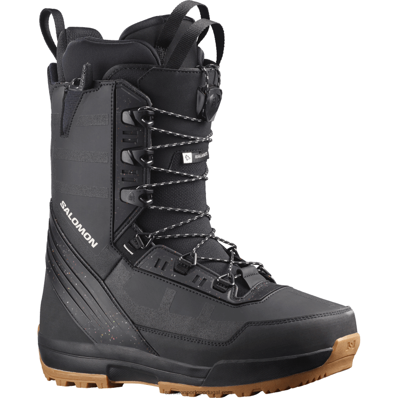 Salomon botas de snowboard para homem - malamute 04D6V8583 preto