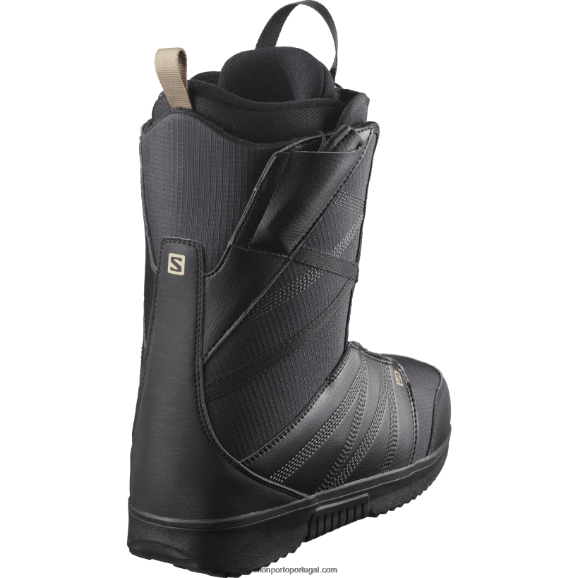 Salomon botas de snowboard para homem - titan 04D6V8596 caju preto/torrado