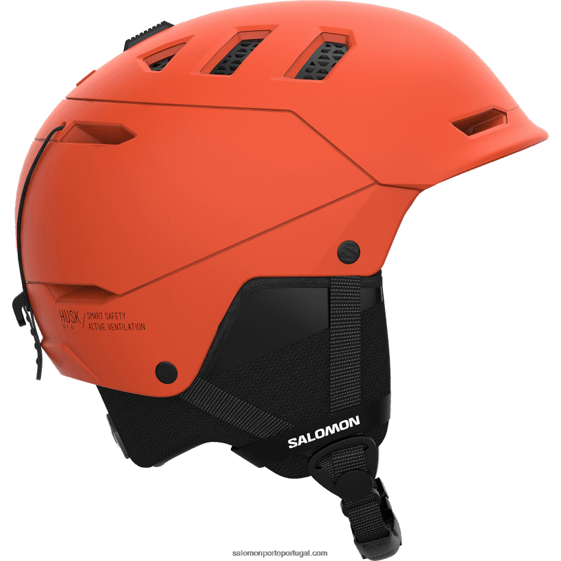 Salomon capacete masculino - husk pro 04D6V8627 Laranja vermelha