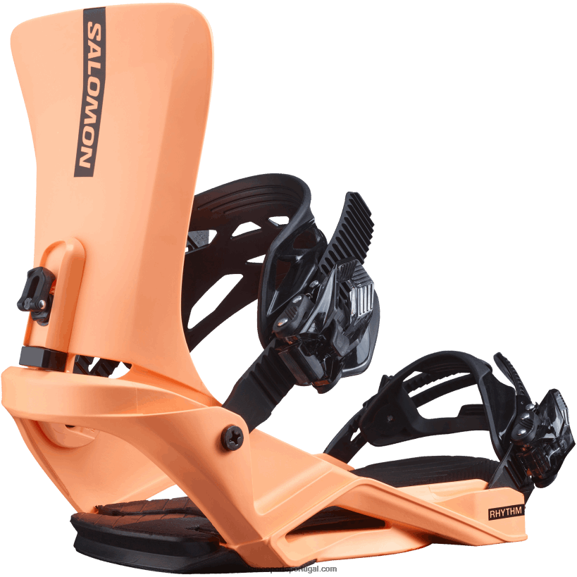Salomon amarrações de snowboard masculino - ritmo 04D6V8605 laranja neon