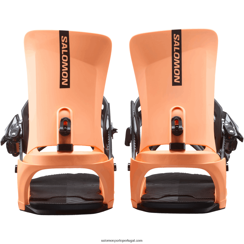 Salomon amarrações de snowboard masculino - ritmo 04D6V8605 laranja neon