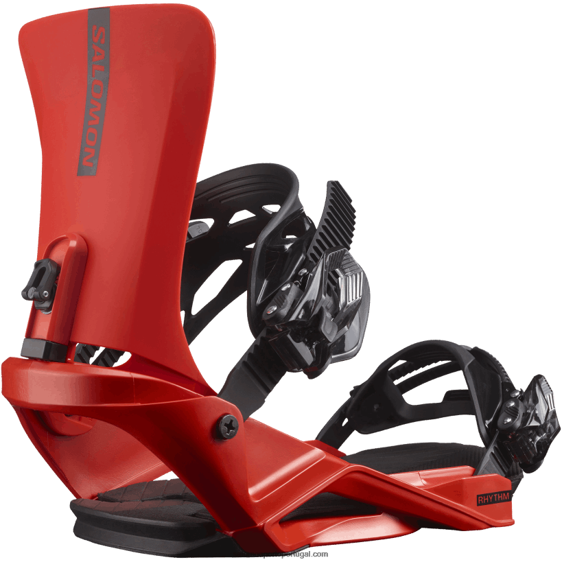 Salomon amarrações de snowboard masculino - ritmo 04D6V8610 vermelho