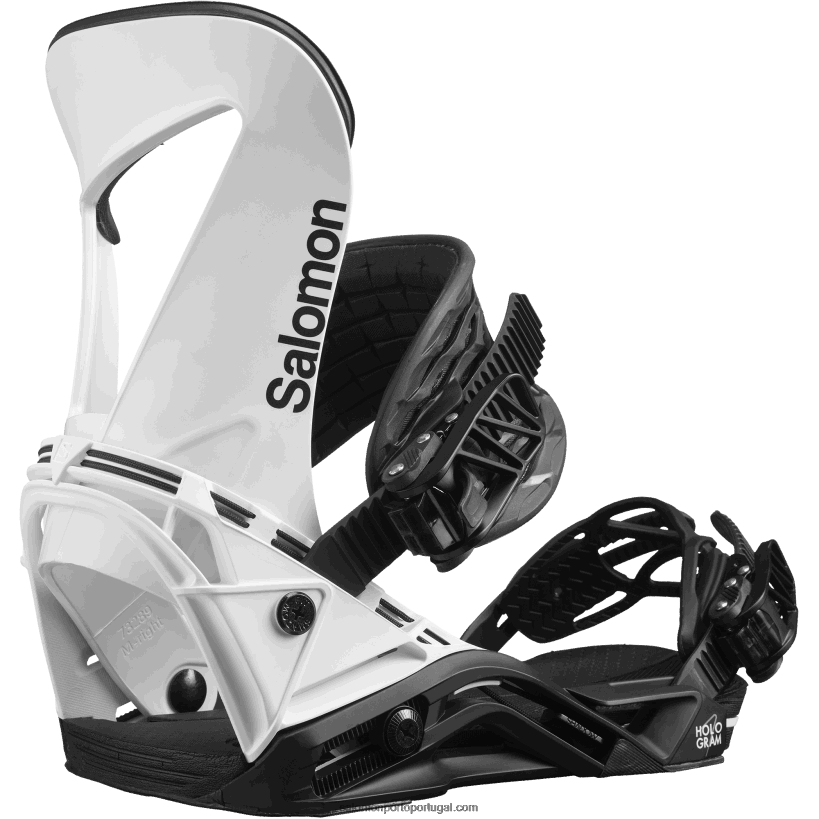 Salomon fixações de snowboard para homem - holograma 04D6V8615 Branco preto