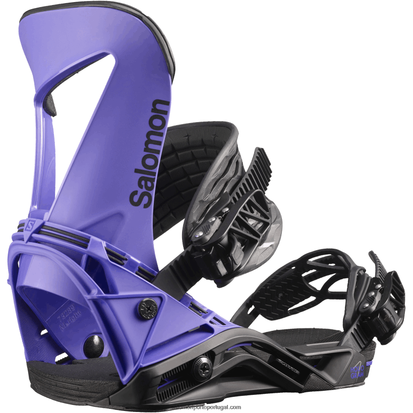 Salomon fixações de snowboard para homem - holograma 04D6V8617 roxo/preto