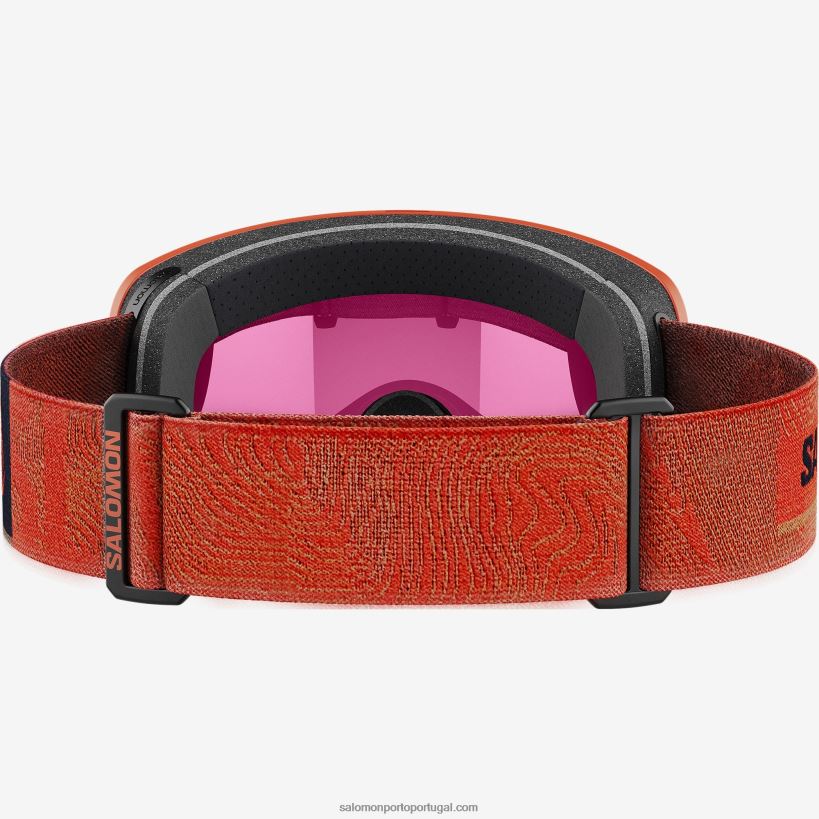 Salomon óculos masculinos - lo fi sigma 04D6V8662 ocre queimado