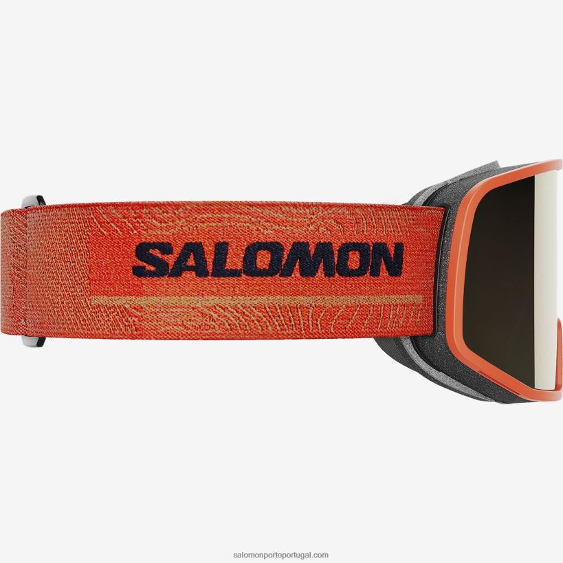 Salomon óculos masculinos - lo fi sigma 04D6V8662 ocre queimado
