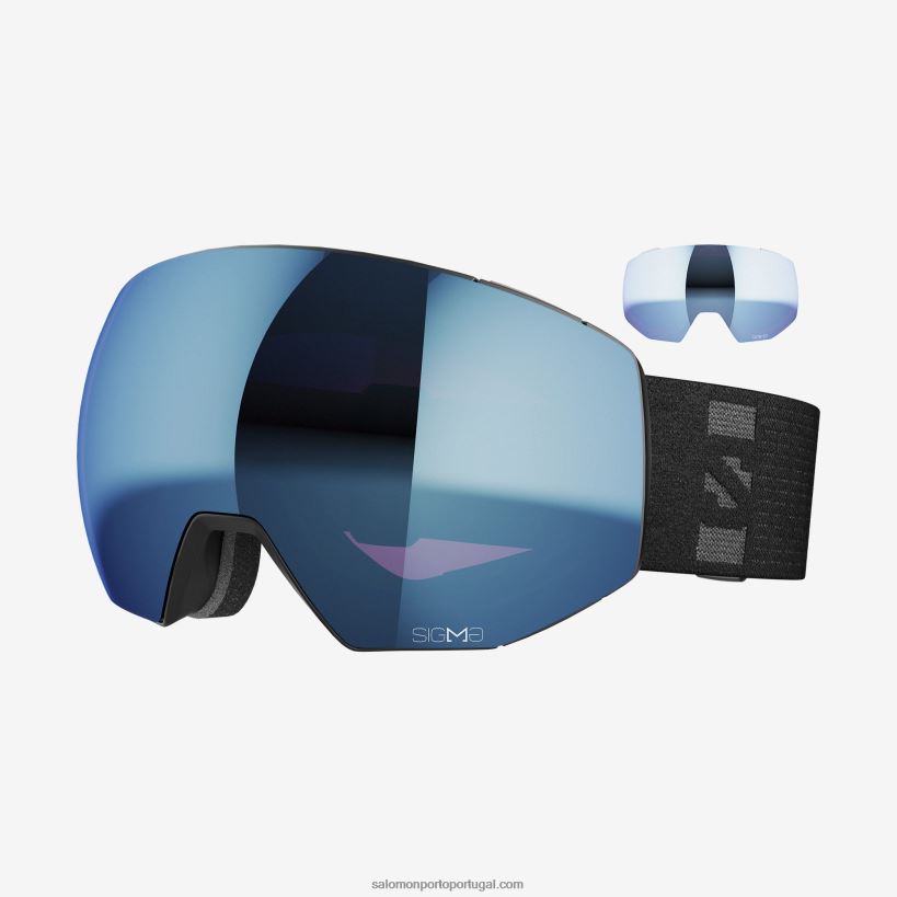 Salomon óculos masculinos - radium prime sigma (e lente extra) 04D6V8668 preto