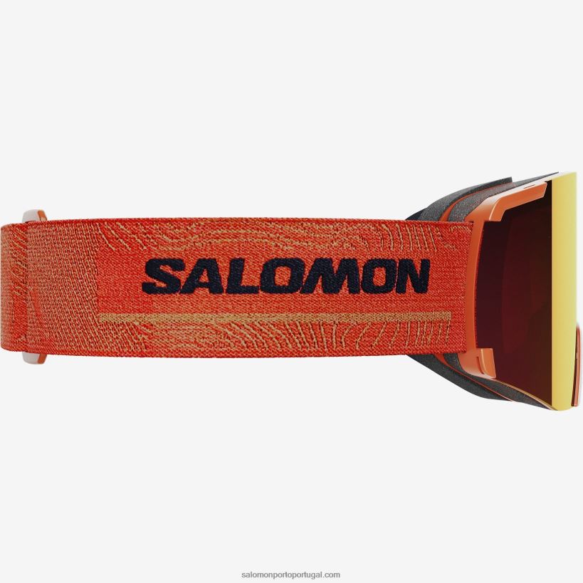 Salomon óculos masculinos - s/view sigma 04D6V8653 ocre queimado