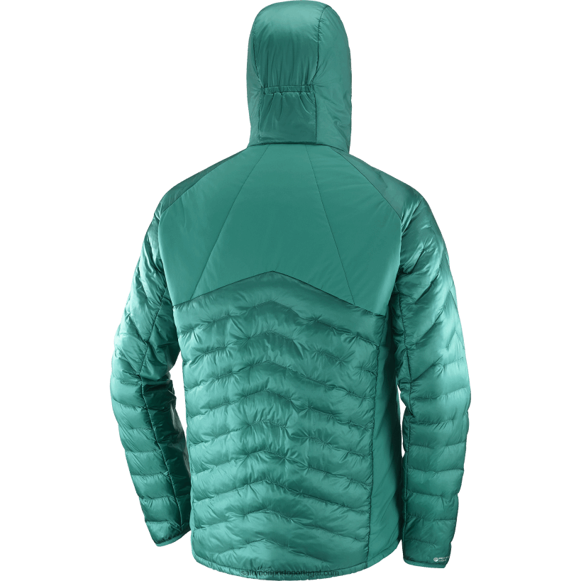 Salomon Jaqueta com capuz isolada para homem - contorno primaloft 04D6V81088 pacífico