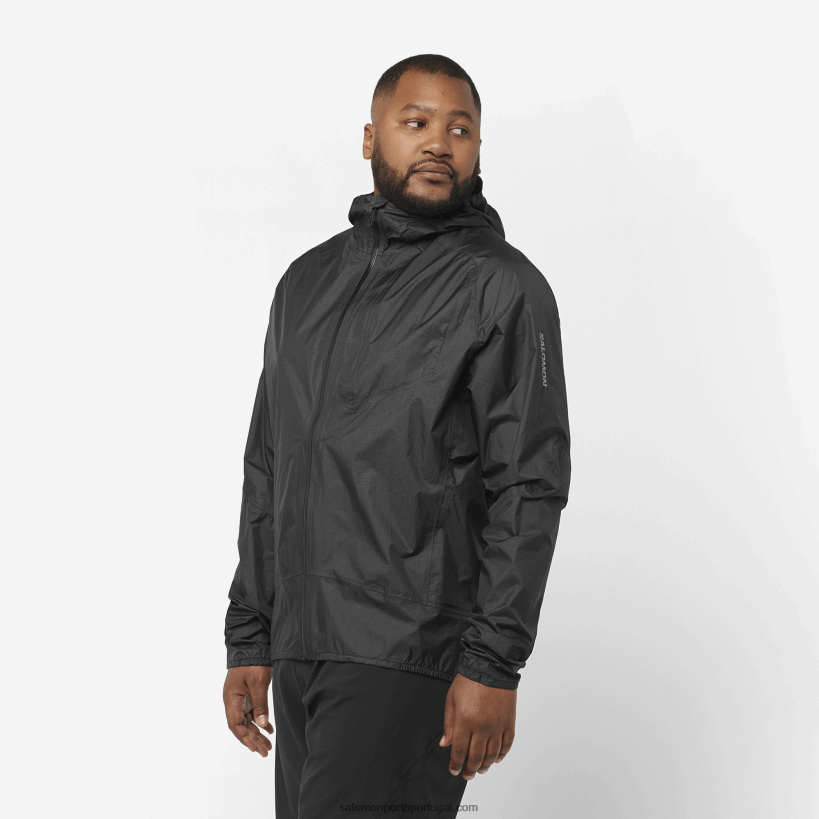Salomon jaqueta shell masculina - bonatti impermeável 04D6V81101 preto profundo