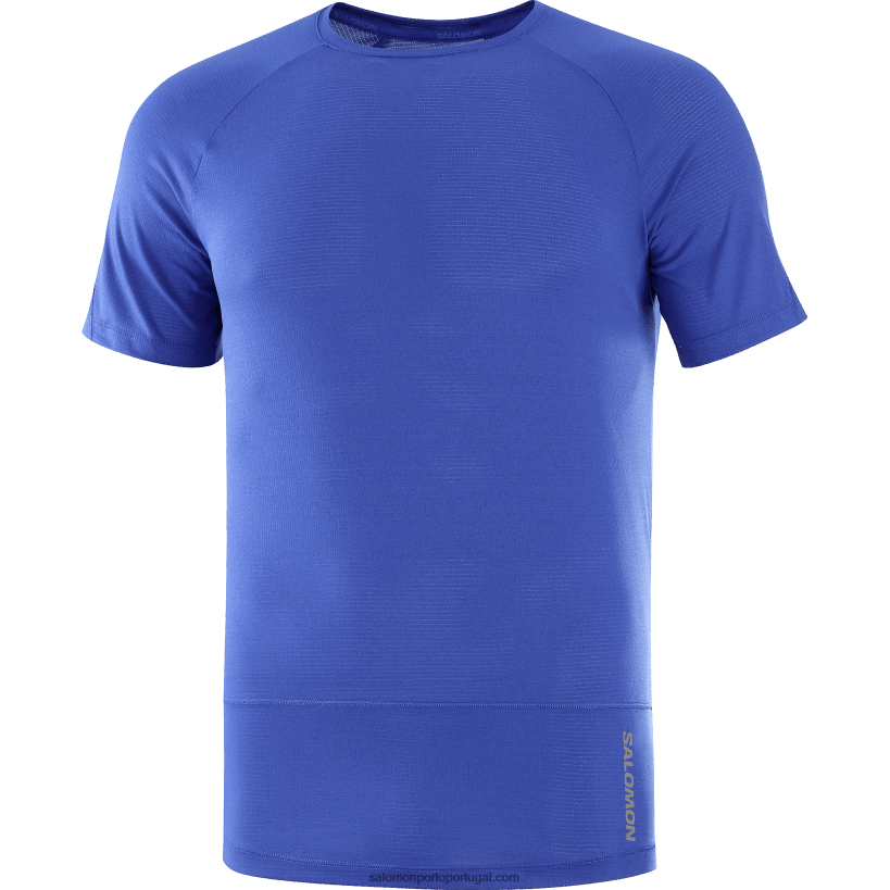 Salomon t-shirt de manga curta para homem - cross run 04D6V8236 navegar na internet