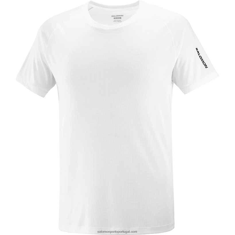 Salomon t-shirt manga curta homem - equipa logo 04D6V81196 branco