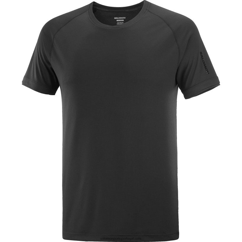 Salomon t-shirt manga curta homem - equipa logo 04D6V81197 preto profundo