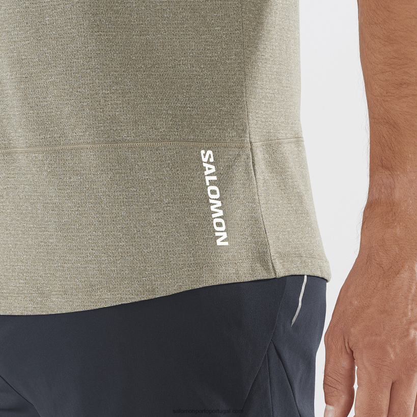 Salomon tanque masculino - cross run 04D6V8227 folha de uva/urze