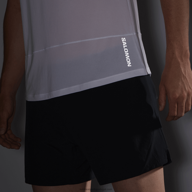 Salomon tanque masculino - cross run 04D6V8228 branco