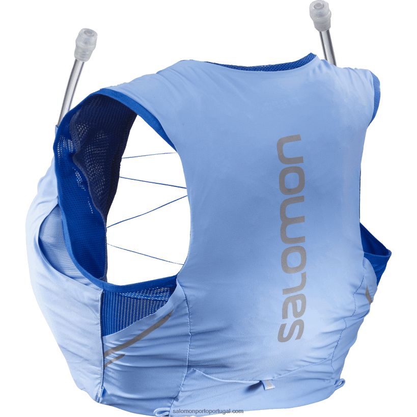 Salomon colete de corrida feminino com frascos inclusos - sense pro 5 04D6V8975 provence/ébano/azul náutico