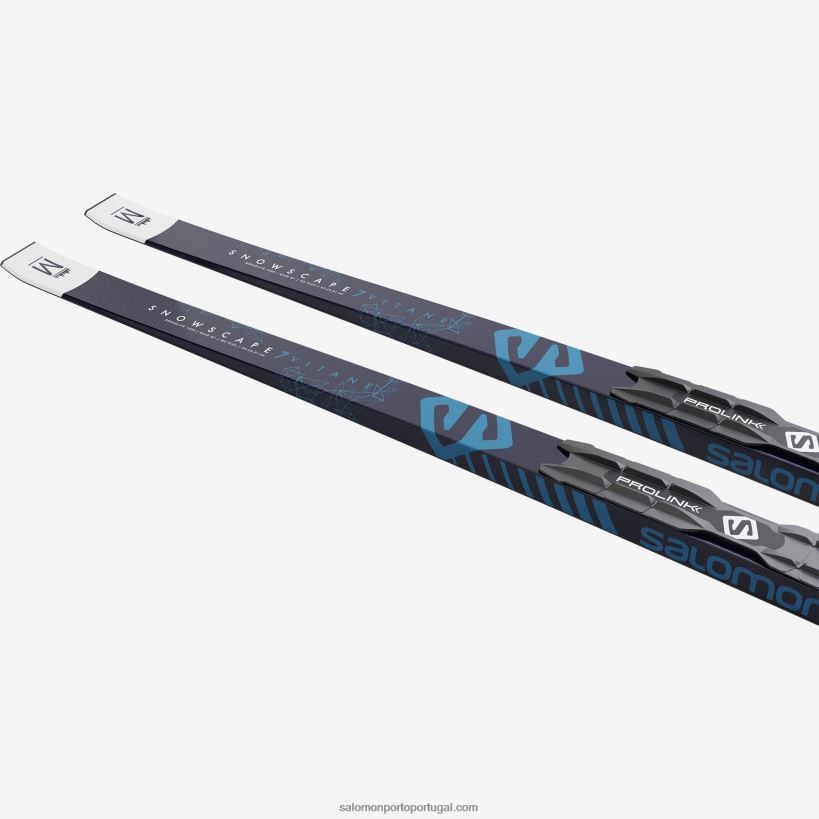 Salomon pacote de esqui nórdico clássico feminino - snowscape 7 vitane (e prolink auto) 04D6V81334 l409352pm+