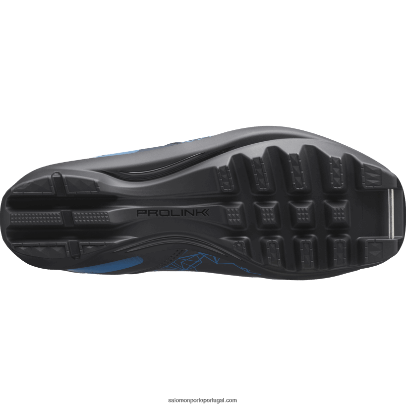 Salomon bota nórdica clássica feminina - vitane prolink 04D6V81337 ébano/azul/branco