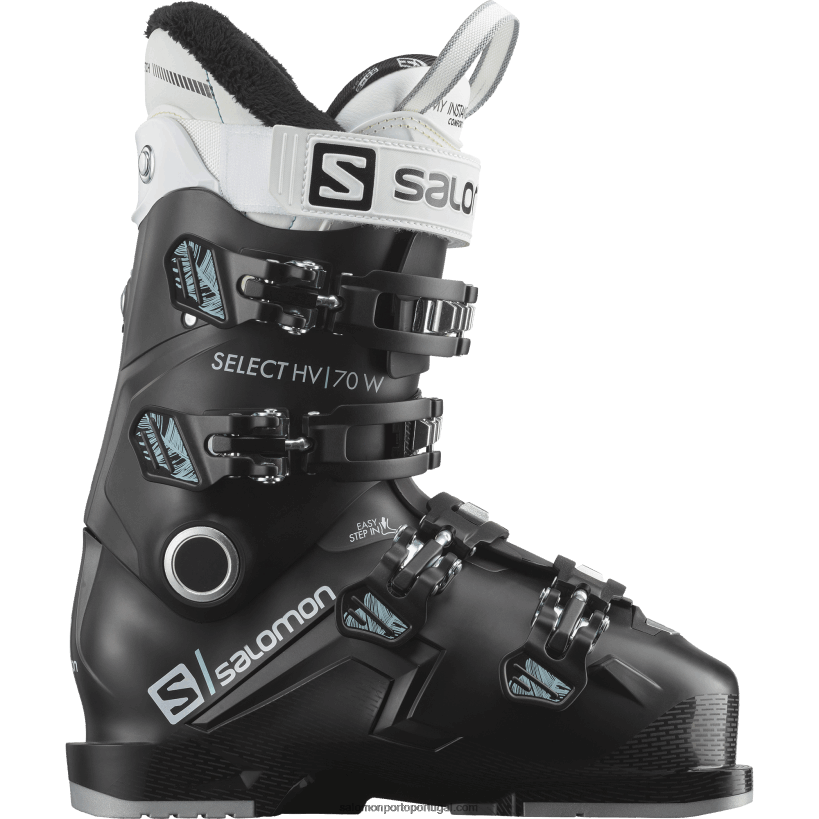 Salomon botas femininas de pista - select hv 70 04D6V81035 preto/azul esterlina/belluga