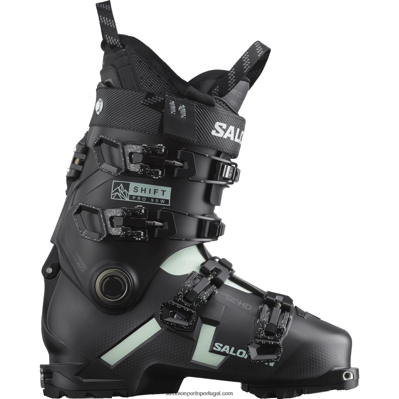 Salomon botas freeride femininas - shift pro 90 em 04D6V81287 musgo preto/branco/belluga