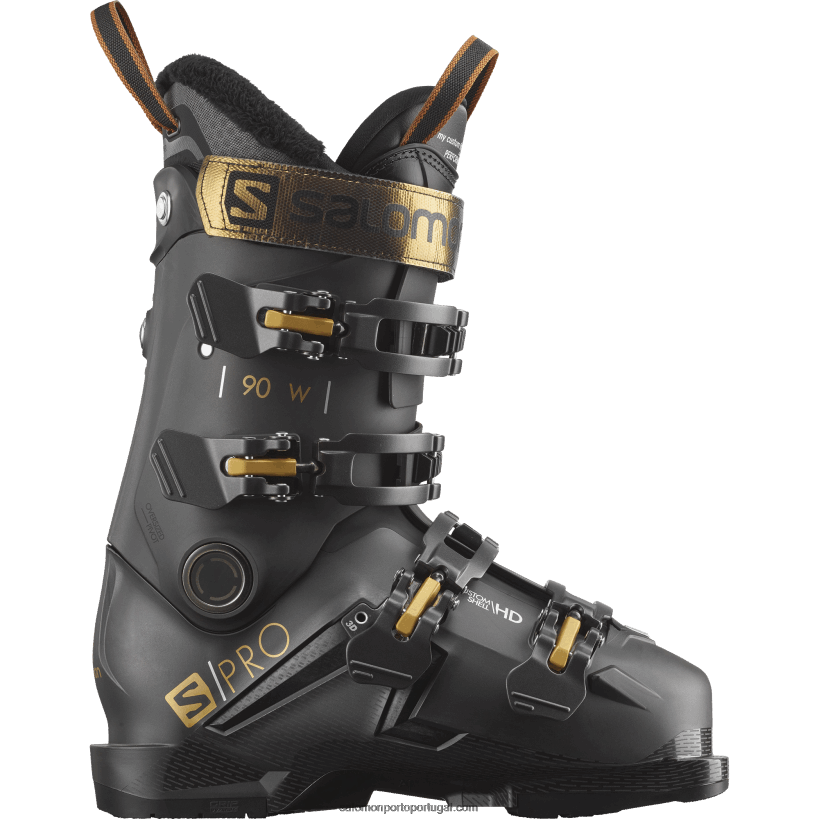 Salomon esquis de pista femininos - s/pro mv 90 04D6V81031 belluga metálico/preto/cobre metálico