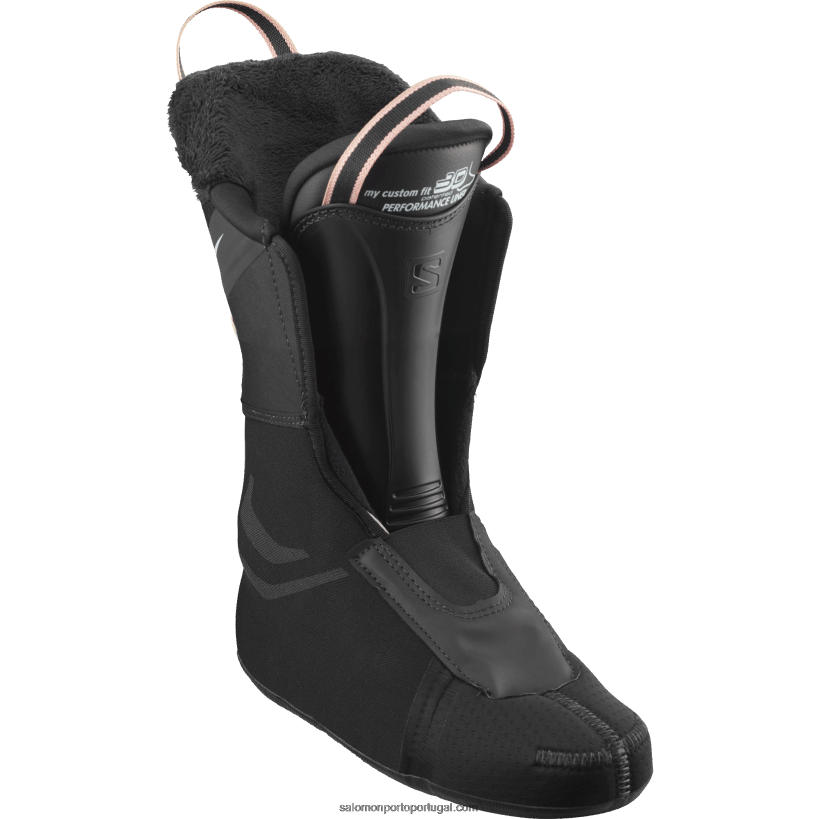 Salomon esquis de pista femininos - s/pro mv 90 04D6V81032 preto/ouro rosa/belluga