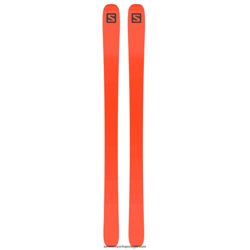 Salomon esquis all-mountain femininos - postura 102 04D6V81017 preto/vermelho