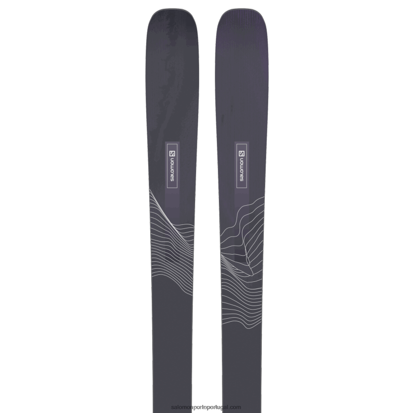 Salomon esquis all-mountain femininos - postura 88 04D6V81004 preto