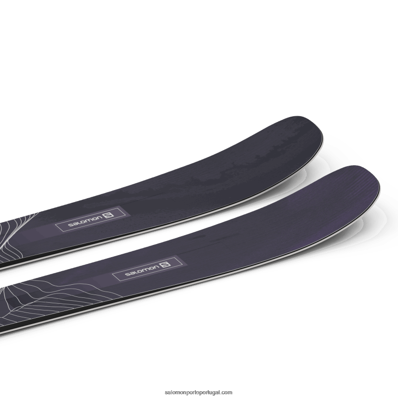 Salomon esquis all-mountain femininos - postura 88 04D6V81004 preto