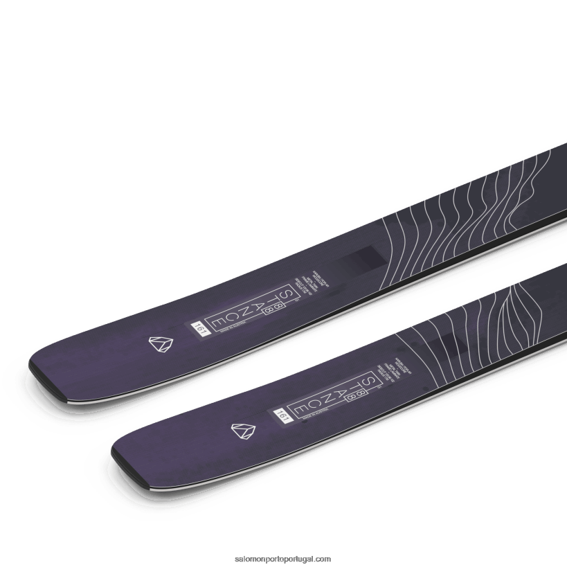 Salomon esquis all-mountain femininos - postura 88 04D6V81004 preto