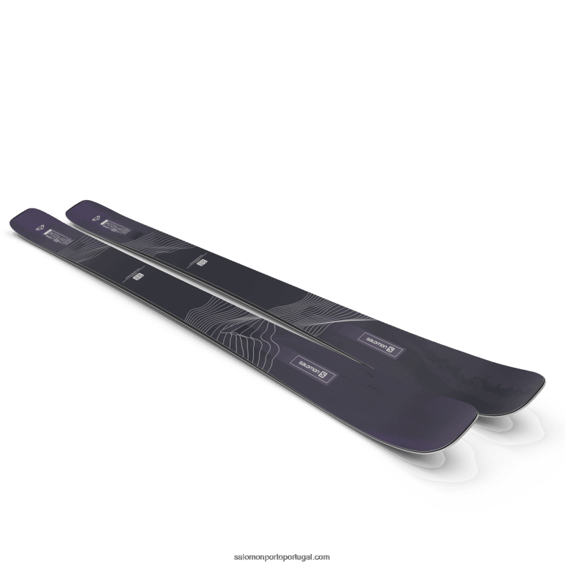 Salomon esquis all-mountain femininos - postura 88 04D6V81004 preto