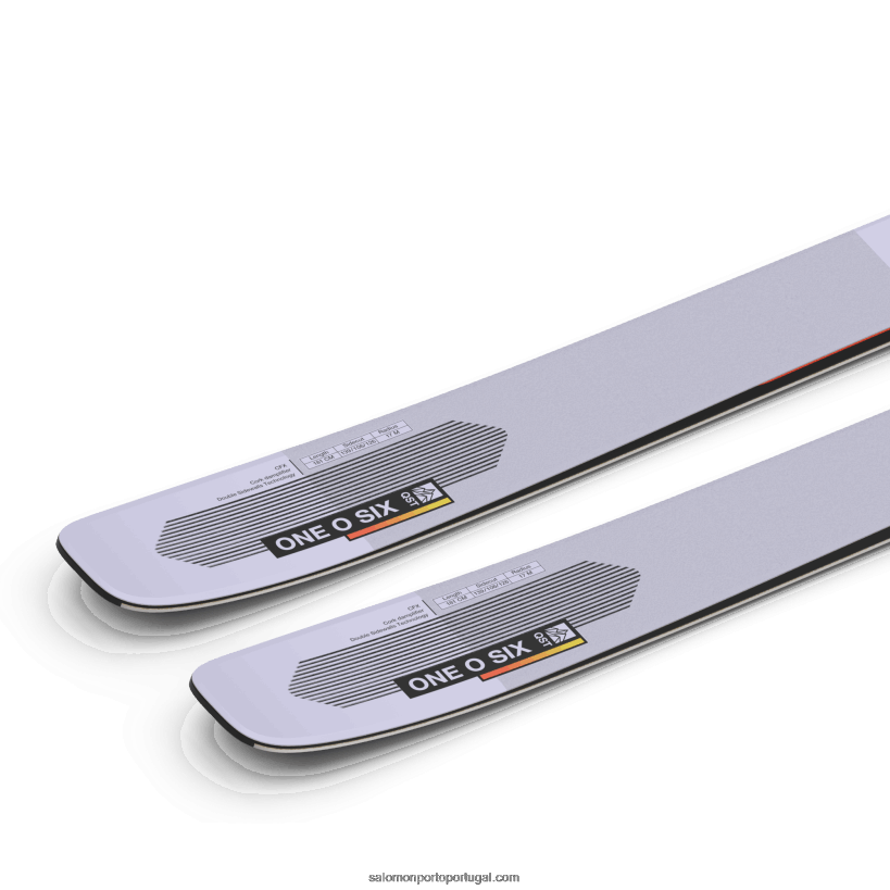 Salomon esquis de montanha para mulheres - qst 106 04D6V81001 neblina noturna/verde ácido/chama