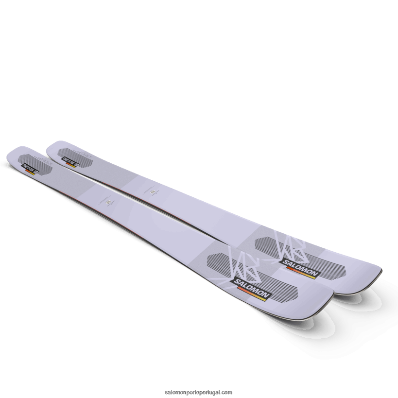 Salomon esquis de montanha para mulheres - qst 106 04D6V81001 neblina noturna/verde ácido/chama