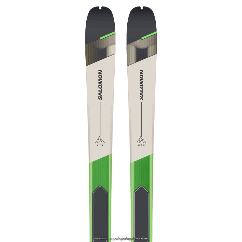 Salomon esquis de turismo femininos - mtn 86 pro 04D6V81010 verde neon pastel 1/dia chuvoso/preto