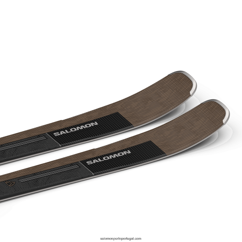 Salomon pacote de esqui all-mountain feminino - postura 84 (e m12) 04D6V81021 lontra/preto/prata metálico