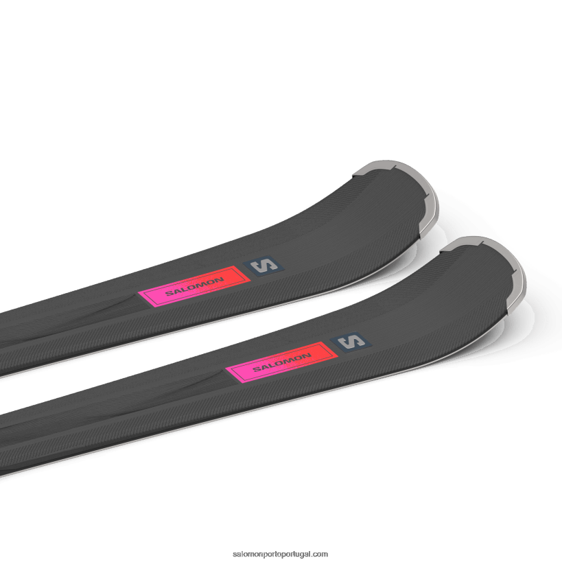 Salomon pacote de esqui feminino em pista - s/max n 6 xt (e m10) 04D6V81022 ameixa preta/vermelha/açucarada