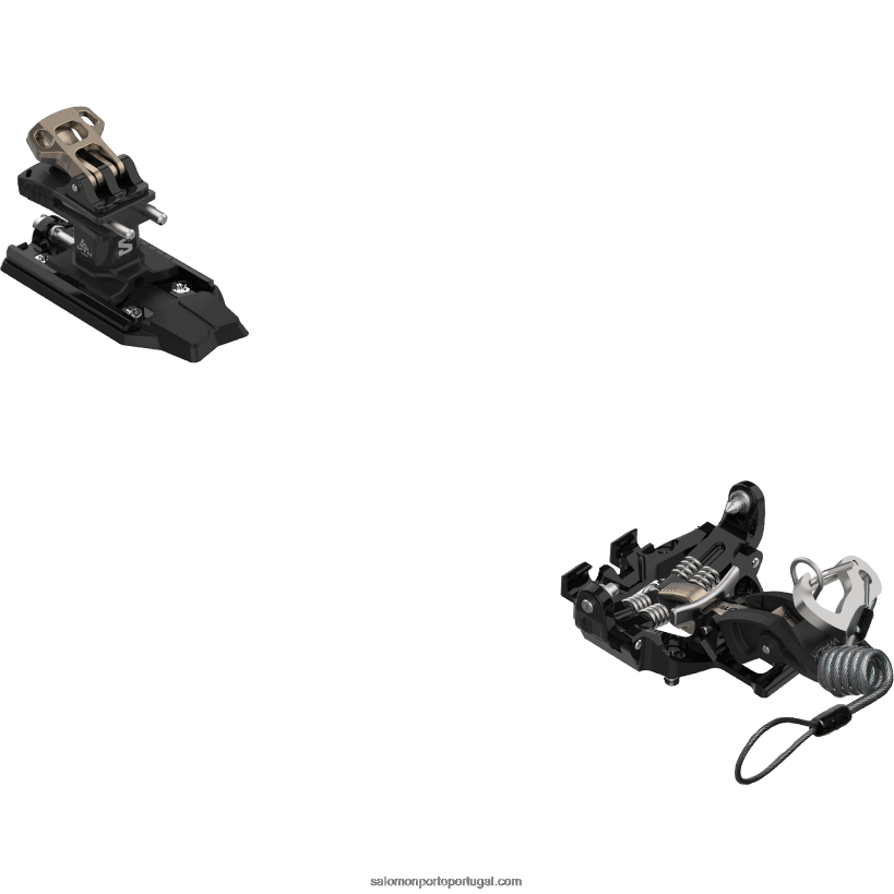 Salomon ligaduras femininas touring - mtn pure 04D6V81059 preto/titã