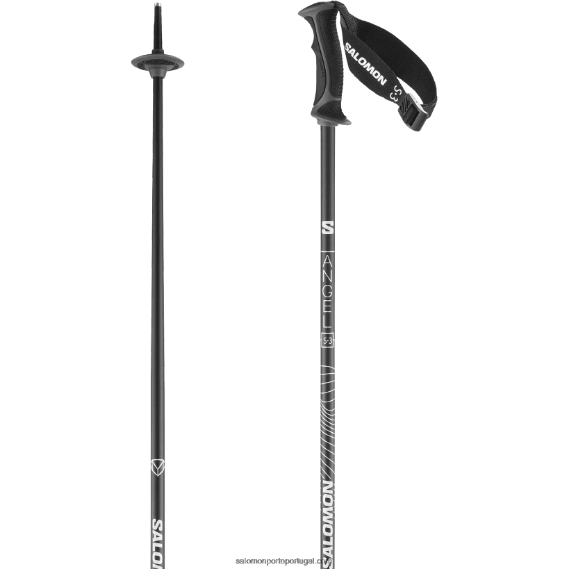 Salomon bastões alpinos femininos - angel s3 04D6V81292 preto
