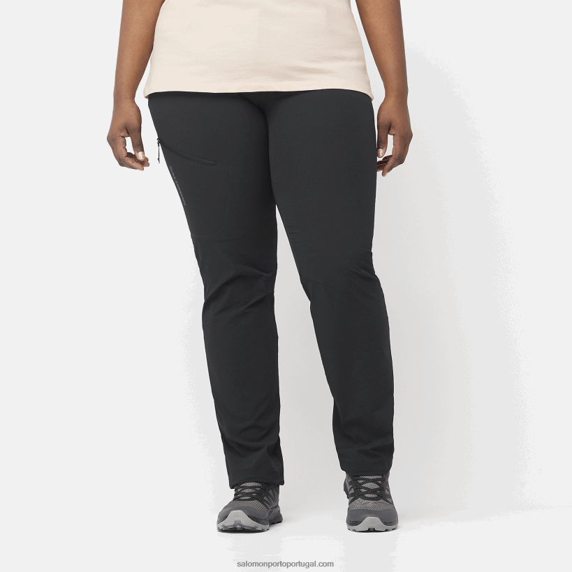 Salomon calça feminina - wayfarer 04D6V8949 preto profundo