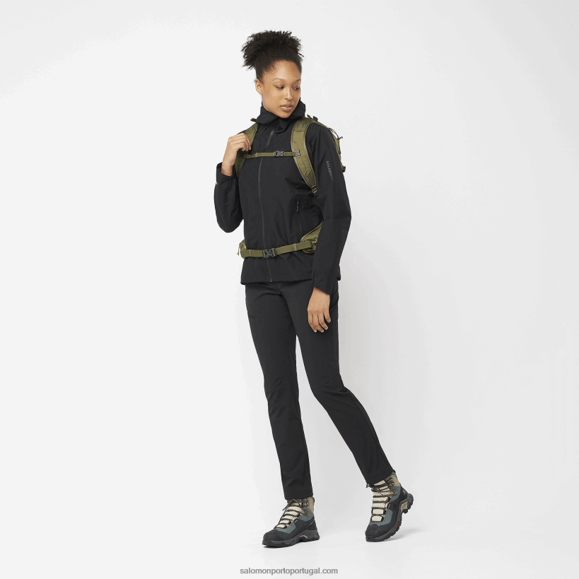 Salomon calça feminina - wayfarer 04D6V8949 preto profundo