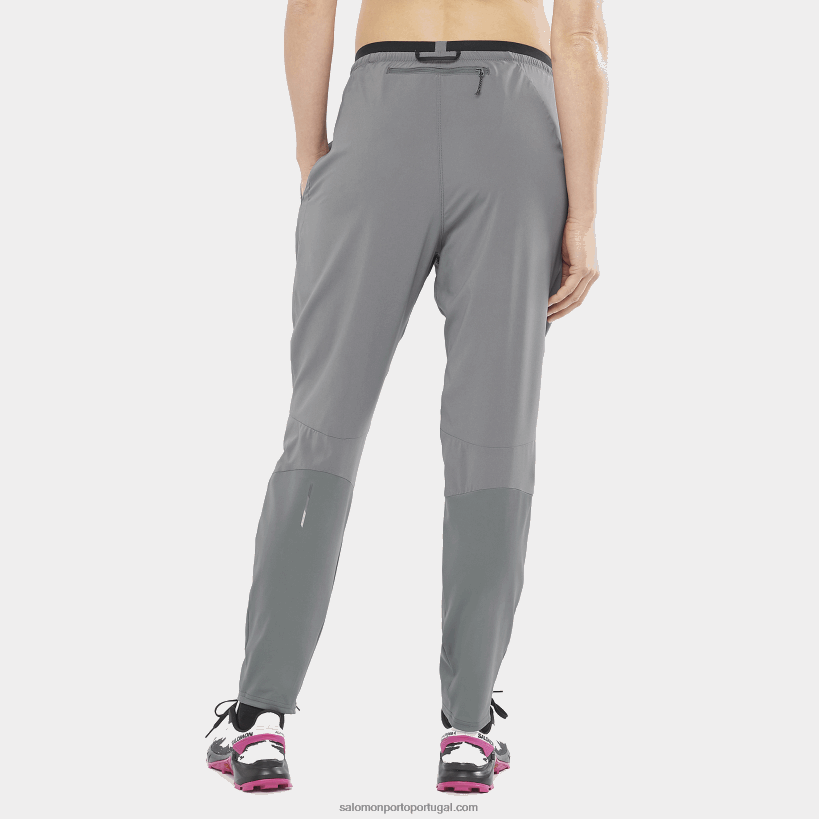Salomon calças femininas - cross run 04D6V8947 sombra tranquila