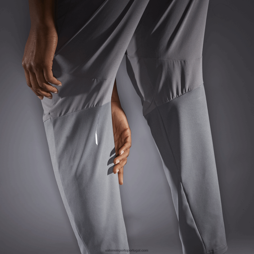 Salomon calças femininas - cross run 04D6V8947 sombra tranquila